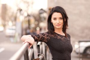 black dress
